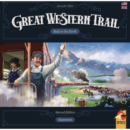 Asmodee Great Western Trail Rails to the North Second Edition Game