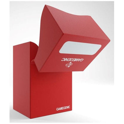 Gamegenic Deck Holder Holds 80 Sleeves Deck Box Red Cards