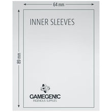 Gamegenic Inner Card Sleeves - Size Code INNER - 64mmx89mm 100 Sleeves Per Pack