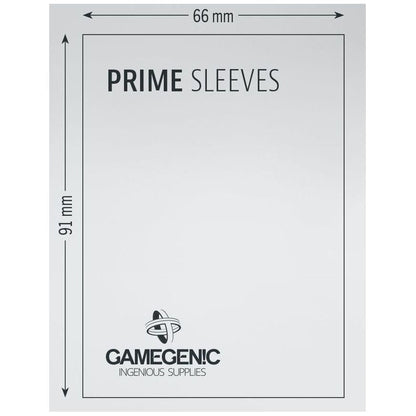 Gamegenic Prime Card Sleeves Blue 66mmx91mm 100 Sleeves Per Pack