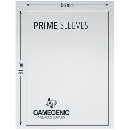 Gamegenic Prime Card Sleeves Orange 66mmx91mm 100 Sleeves Per Pack