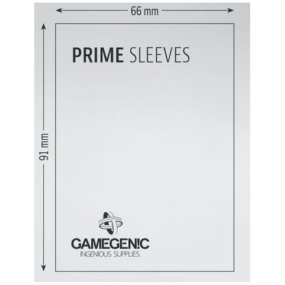 Gamegenic Prime Card Sleeves Dark Gray 66mmx91mm 100 Sleeves Per Pack
