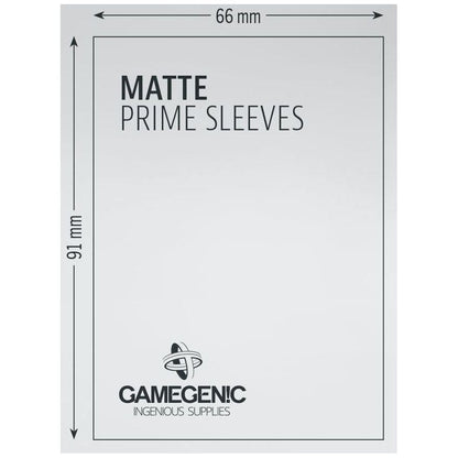Gamegenic Matte Prime Card Sleeves Orange 66mmx91mm 100 Sleeves Per Pack