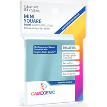 Gamegenic Prime Board Game Sleeves - Size Code DARK BLUE - Mini Square-Sized/Kingdom Death Monster 53mmx53mm 50 Sleeves Per Pack