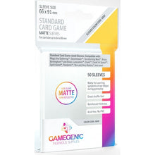 Gamegenic Matte Board Game Sleeves - Size Code GRAY - Standard Size 66mmx91mm 50 Sleeves Per Pack