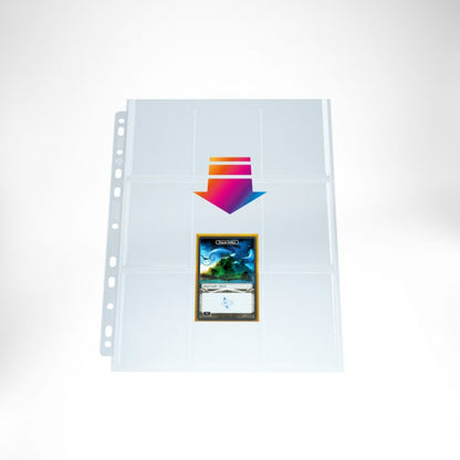 Gamegenic Ultrasonic 9 Pocket Pages Toploading 10Pcs Pack