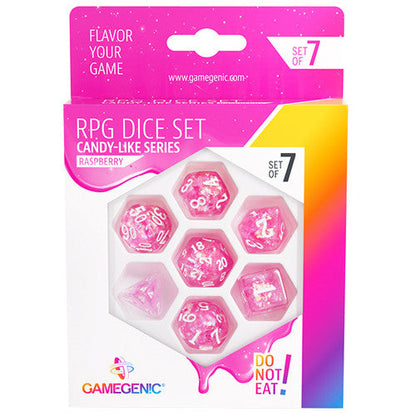 Gamegenic Candy-like Series - Rasberry - RPG Dice Set 7pcs