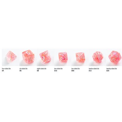 Gamegenic Candy-like Series - Peach - RPG Dice Set 7pcs