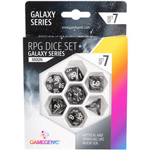 Gamegenic Galaxy Series - Moon - RPG Dice Set 7pcs