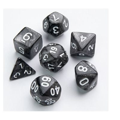 Gamegenic Galaxy Series - Moon - RPG Dice Set 7pcs