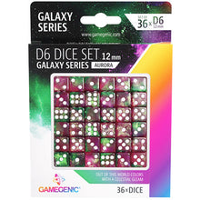 Gamegenic Galaxy Series - Aurora - D6 Dice Set 12 mm 36 pcs