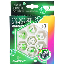 Gamegenic Glow Series - Venom Stones - RPG Dice Set 7 pcs