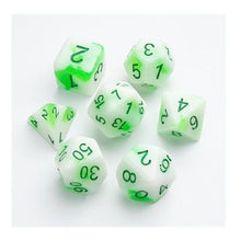 Gamegenic Glow Series - Venom Stones - RPG Dice Set 7 pcs