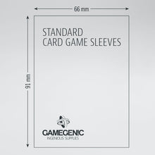 Gamegenic Prime Board Game Sleeves Value Pack - Standard Size 66mmx91mm 200 Sleeves per Pack