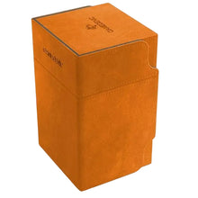 Gamegenic Watchtower Holds 100 Sleeves Convertible Deck Box Orange Cards