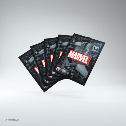 Gamegenic Marvel Champions Sleeves Marvel Black