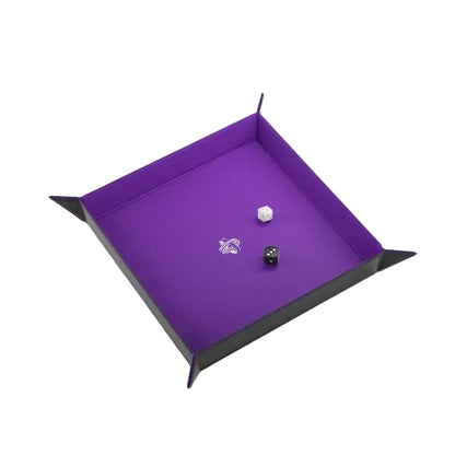 Gamegenic Magnetic Dice Tray Square Black/Purple
