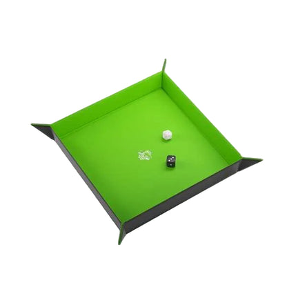 Gamegenic Magnetic Dice Tray Square Black/Green