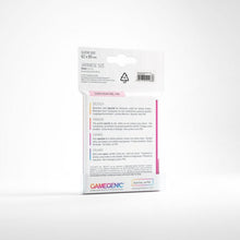 Gamegenic Prime Japanese Sized Sleeves - Size Code PINK - Sleeve Colour Pink 62mmx89mm 60 Sleeves Per Pack