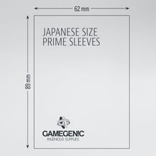 Gamegenic Prime Japanese Sized Sleeves - Size Code PINK - Sleeve Colour Pink 62mmx89mm 60 Sleeves Per Pack