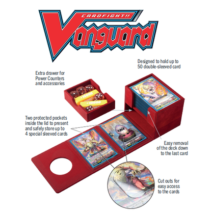 Gamegenic Cardfight!! Vanguard Nation's Vault Deck Box Brandt Gate Gray Cards