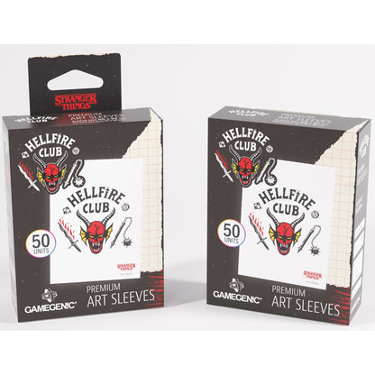 Gamegenic Stranger Things - Hellfire Club Art Sleeves Hellfire Club