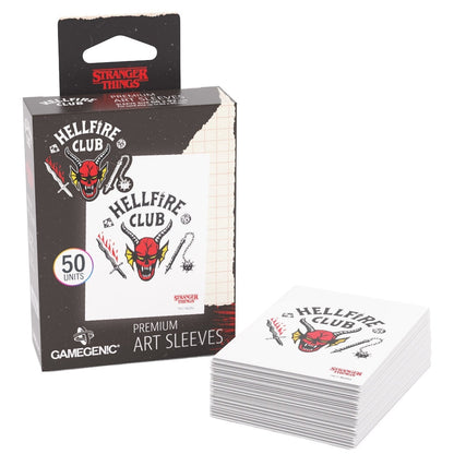 Gamegenic Stranger Things - Hellfire Club Art Sleeves Hellfire Club