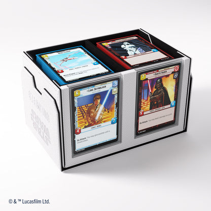 Gamegenic Star Wars Unlimited Double Deck Pod - White/Black