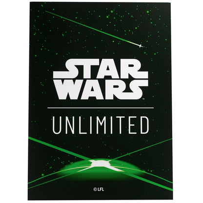 Gamegenic Star Wars Unlimited Art Sleeves - Card Back Green
