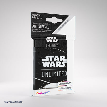 Gamegenic Star Wars Unlimited Art Sleeves - Card Back White