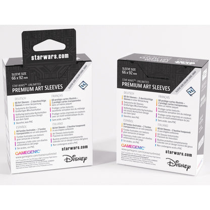 Gamegenic Star Wars Unlimited Art Sleeves - Card Back Magenta