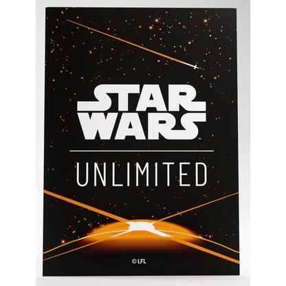 Gamegenic Star Wars Unlimited Art Sleeves - Card Back Orange