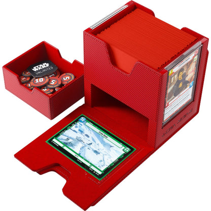 Gamegenic Star Wars Unlimited Twin Suns Deck Pod - Red