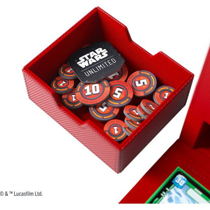 Gamegenic Star Wars Unlimited Twin Suns Deck Pod - Red