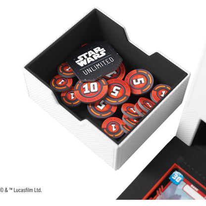 Gamegenic Star Wars Unlimited Twin Suns Deck Pod - White/Black