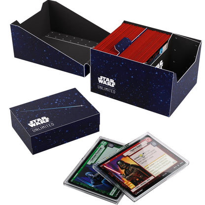 Gamegenic Star Wars Unlimited Twin Sun Soft Crate - Card Back Blue
