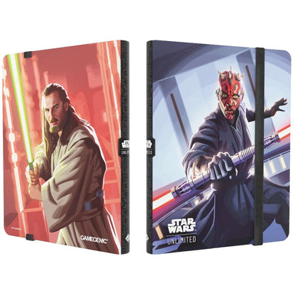 Gamegenic Star Wars Unlimited 18-Pocket Album - Qui-Gon Jinn/Darth Maul