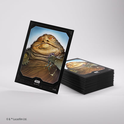 Gamegenic Star Wars Unlimited Premium Art Sleeves - Jabba the Hutt 66mmx92mm 62 Sleeves Per Pack