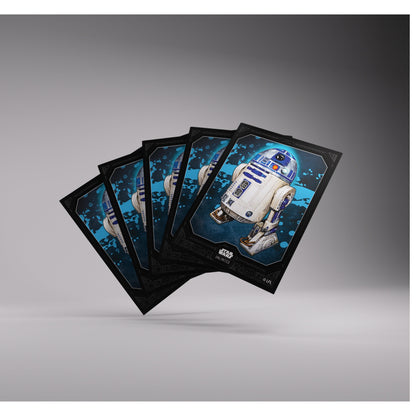 Gamegenic Star Wars Unlimited Premium Art Sleeves - R2-D2 66mmx92mm 62 Sleeves Per Pack
