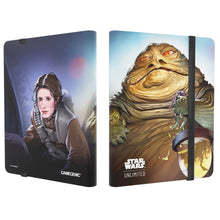 Gamegenic Star Wars Unlimited 18-Pocket Album - Leia Organa/Jabba the Hutt