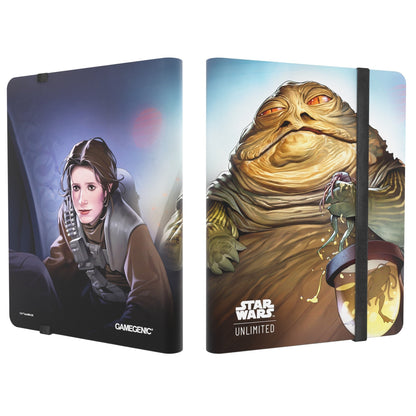 Gamegenic Star Wars Unlimited 18-Pocket Album - Leia Organa/Jabba the Hutt