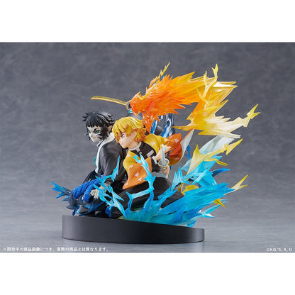 Good Smile Company Demon Slayer Kimetsu no Yaiba Zenitsu Agatsuma & Kaigaku Non Scale Figure 1/7 Scale Figurine
