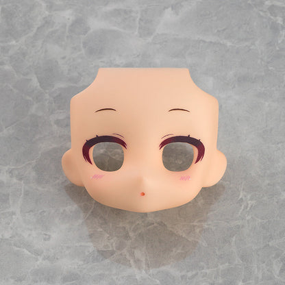 Good Smile Company Nendoroid Doll Customizable Face Plate Narrowed Eyes with Makeup Peach Figurine