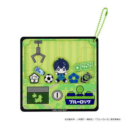 Good Smile Company Blue Lock HUGGY Series Claw Machine Acrylic Keychain Isagi Yoichi Figurine