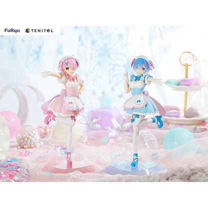 Good Smile Company Re:ZERO Starting Life in Another World Tenitol Yumekawa Maid Rem & Ram Set with Bonus Figurine