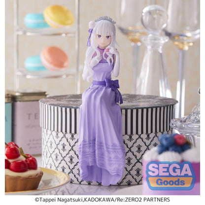 Good Smile Company Re:ZERO Starting Life in Another World Lost in Memories PM Perching Figure Emilia Dressed Up Party Figurine