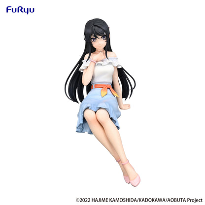 Rascal Does Not Dream Series Noodle Stopper Figure Mai Sakurajima Summer Outfit Version Figurine