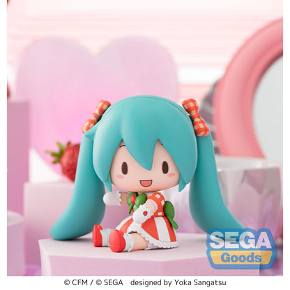 Good Smile Company Hatsune MikuXLove and Berry Dress Up and Dance! Fuwa Petit Chibi Figure Lovely Strawberry Figurine