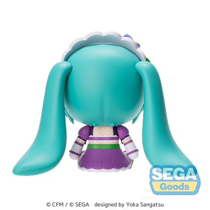 Good Smile Company Hatsune MikuXLove and Berry Dress Up and Dance! Fuwa Petit Chibi Figure Sparkly Purple Figurine