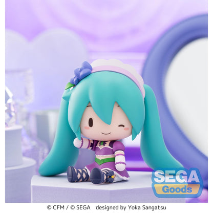 Good Smile Company Hatsune MikuXLove and Berry Dress Up and Dance! Fuwa Petit Chibi Figure Sparkly Purple Figurine